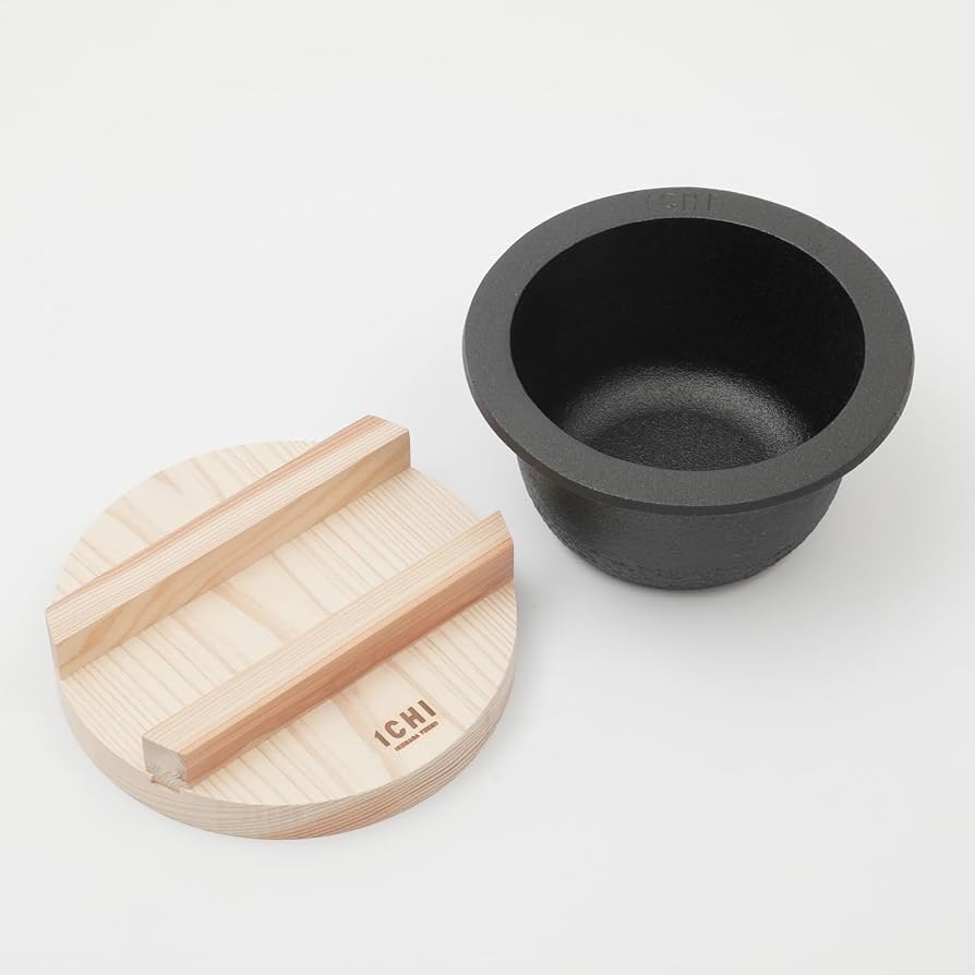 Amazon | 炊飯鍋 鉄製 南部鉄 1CHI TETSUGAMA 鉄釜 IH対応 鉄鍋